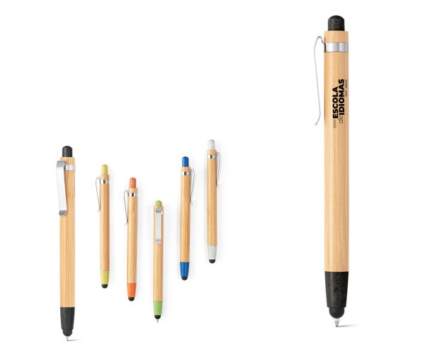 Caneta bambu personalizada -81012
