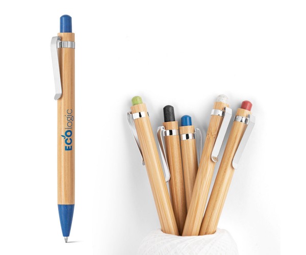 Caneta Fibra de Trigo  personalizada -81014
