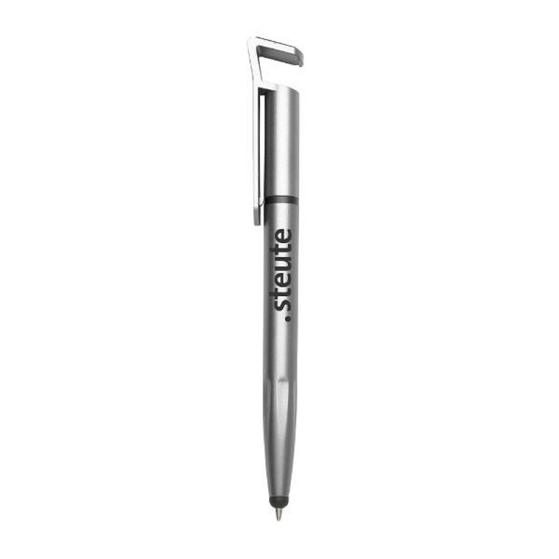Caneta Plástica Touch com Suporte Personalizada - 00708