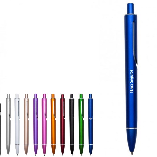 Caneta Plástica Personalizada -13690 Caneta Plástica Personalizada -13690