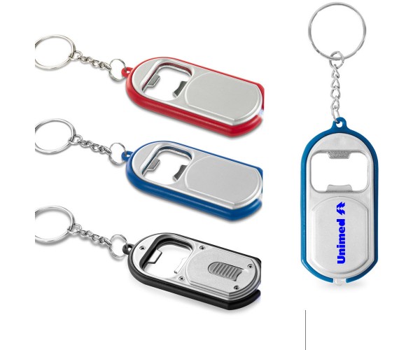 Chaveiro com LED e abridor de garrafas Personalizado -93140