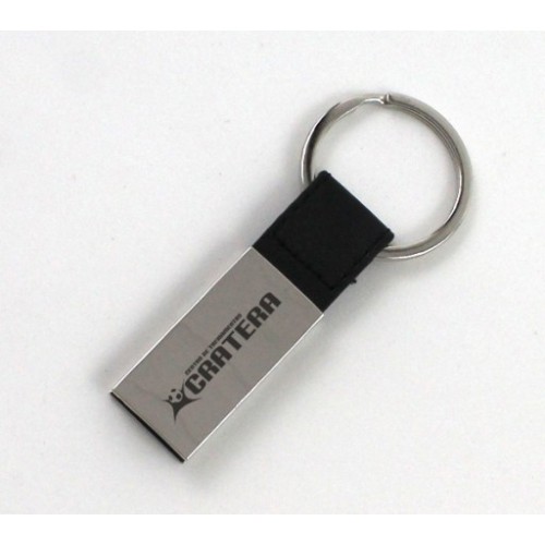 Chaveiro Metal com Couro Personalizada-10026