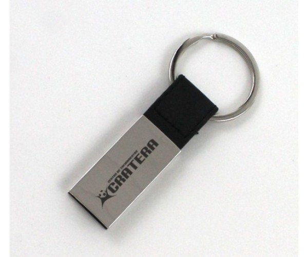 Chaveiro Metal com Couro Personalizada-10026