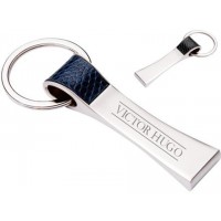 Chaveiro Metal com Couro Personalizada-12025