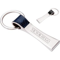 Chaveiro Metal com Couro Personalizada-12025