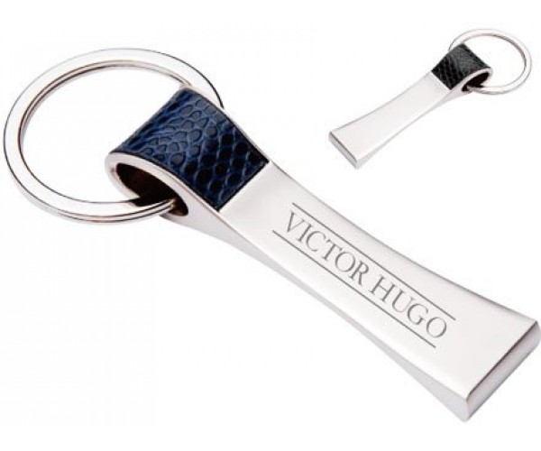 Chaveiro Metal com Couro Personalizada-12025