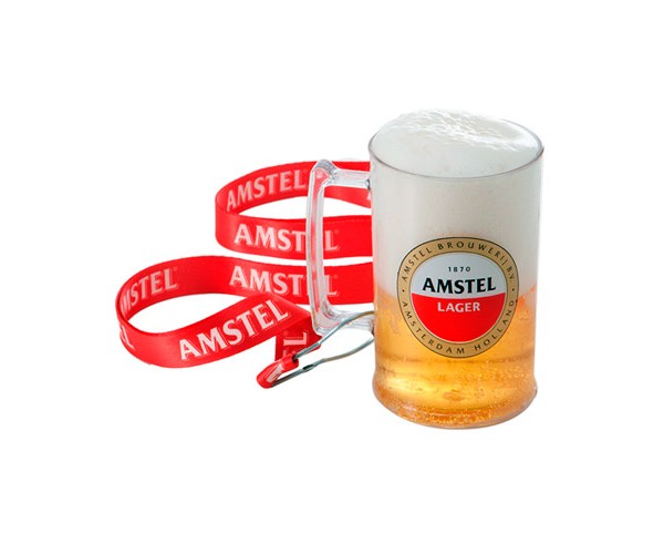 Caneca de Acrilico Coloridas 400ml  com Tirante Personalizada -CT01-98