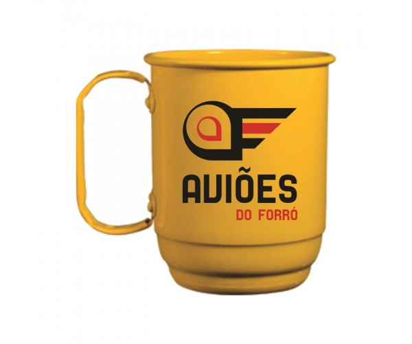 Canecas de Alumínio Coloridas 500ml  Personalizada - RC006COLOR