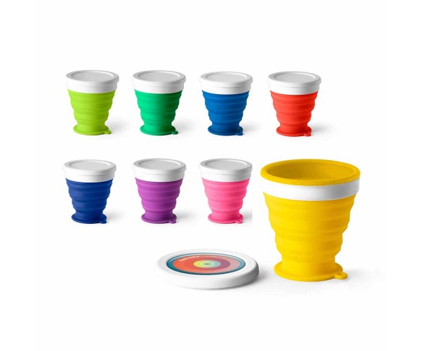Copo de silicone retrátil  240 ml personalizado - 94694-