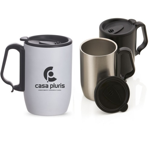 Caneca em Aço inox de 350ml Personalizada - CA8200