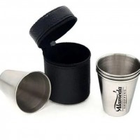 Mini copo inox jogo c/4 pcs  Personalizado - SFL4CUP