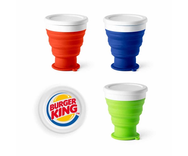 Copo de silicone retrátil  400 ML personalizado  -94695