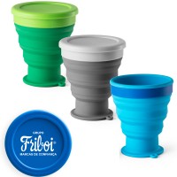 Copo de silicone retrátil  400 mlpersonalizado  -94697