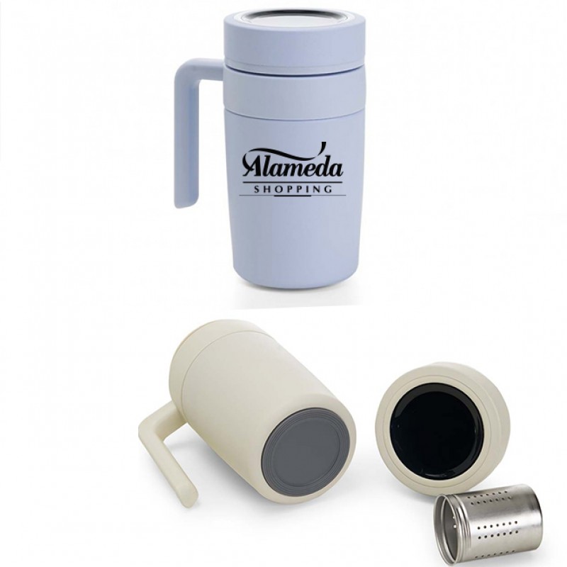 Caneca Térmica 500ml com Display LED  - 18641
