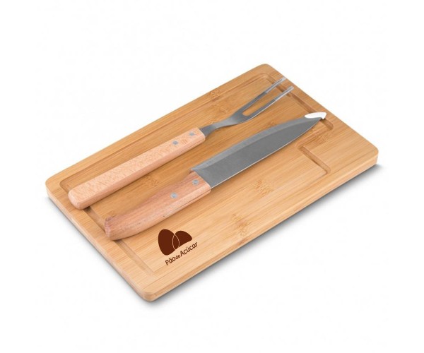 Kit para churrasco 3 peças personalizado - 14187