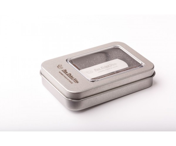 Estojo de Metal para Pen Drive Personalizado -13342