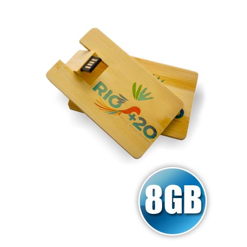 Pen Card Ecologico  8 GB Personalizado  CE-08