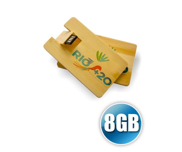 Pen Card Ecologico  8 GB Personalizado  CE-08