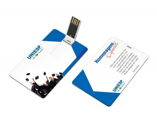 Pen Card de Plástico 4GB Personalizado  - 0399  -22