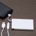 Power Bank Plástico Formato Cartão com indicador Led Personalizado -12984