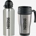 Conj. De Squeeze E Caneca Em Aço Inox 600/410 Ml- 2 Pçs Personalizado - IX-41601