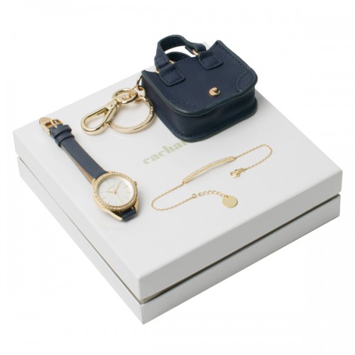 Kit pulseira, chaveiro e relógio  Marca Cacharel - 41055