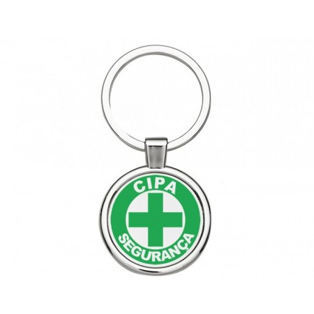 Chaveiro Metal Personalizado  para Cipa e Sipat -1655 