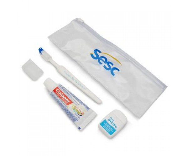 Kit Higiene Bucal Viagem  Personalizado -ST KITHIG15