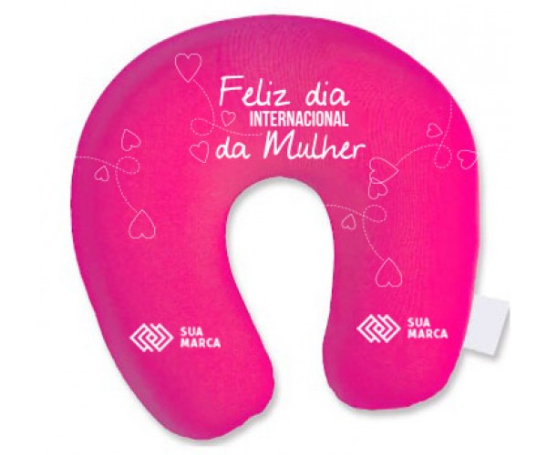 Almofada de Pescoço  Personalizada para o dia Interncional da Mulher 
