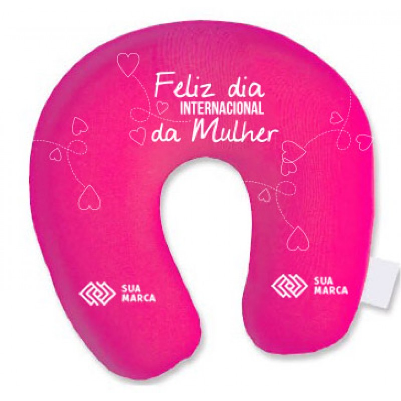 Almofada de Pescoço  Personalizada para o dia Interncional da Mulher 